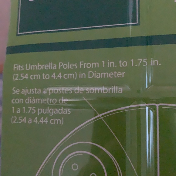 Umbrella light from Garden line fits onto your umbrella when you need light nwt - Picture 6 of 8
